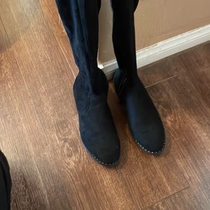 Asos over the knee studded toe boots